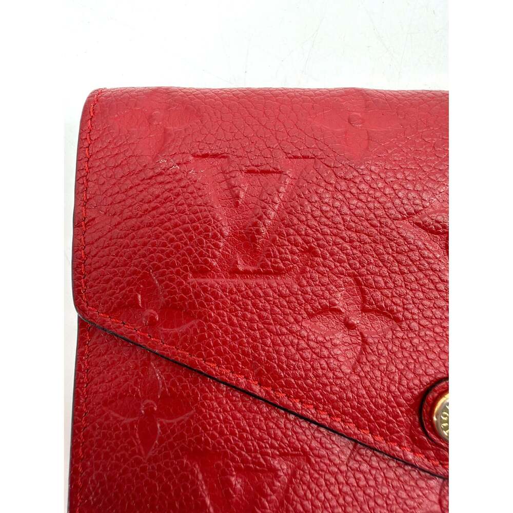 Louis Vuitton Monogram Empreinte Victorine Wallet Red - Picture 3 of 11